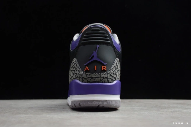 Court Retro Jordan 3 Air Purple Black CT8532-050 0415
